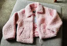 Pink Sherpa Jacket