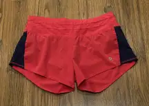 Oiselle Shorts Womens 4 Hot Pink Athletic Lined Stretch