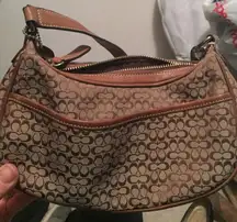 Coach label handbag