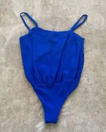 Free People  Women’s Blue Bodysuit