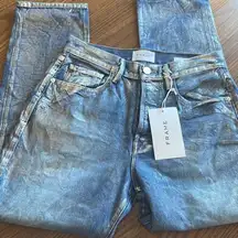 FRAME le original chromed crackle jeans size 27