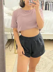 purple t-shirt