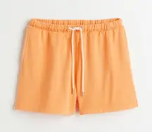 H&M Orange Sweatshorts