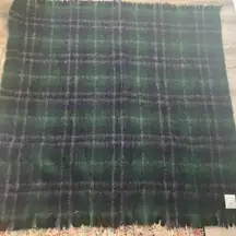 Cushendale Blue Mohair Wool Blend Made in Ireland Scarf