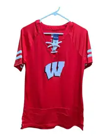 Women’s Size Large Box Seat Clothing Wisconsin Badger Jersey NWT