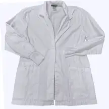 Cherokee Style 1302 White Lab Coat Medical Professional Workwear Size M