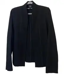 Eileen Fisher Women's Black Open Front‎ Basic Jacket Sz S