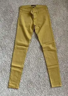 Flying Monkey mustard colored skinny jeans