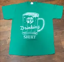 Gildan My Drinking Shirt Green St. Patrick’s Saint Patties Day Beer T-Shirt Size Medium