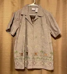 Layered Look Blouse, Medium