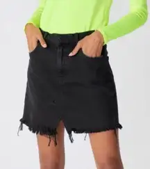 J BRAND Skirt Size 28 Jules Denim Jean High Rise Stretch Undercover Destruct