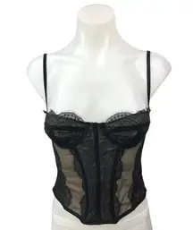 Urban Outfitters Modern Love Lace Spaghetti Strap Cami Camisole Tank Corset Top