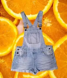 BLUE Spice Denim Rolled‎ Cuff Shortalls Size 9