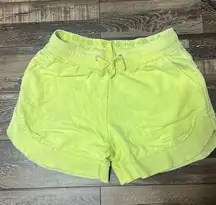 yellow shorts