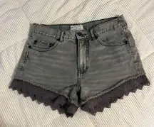 free people jean shorts