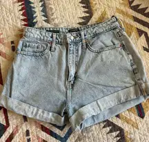 Denim High Waisted Shorts