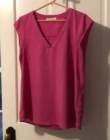 Daniel Rainn  Fuscia Sleeveless Blouse Size Medium