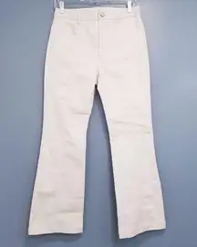 5a7 Cinq a Sept Albaster Shannon High Rise Crop Flare Pants