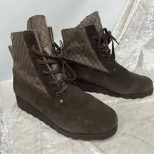 Bearpaw Casual Boots 12 Harmony Chocolate Hibertech nwot suede wool sheepskin