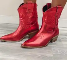Red Cowgirl Boots