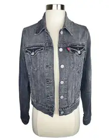 Levi Strauss & Co. Original Washed Black Denim Trucker Jacket