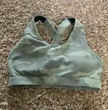 camo sports bra