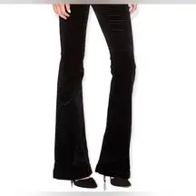 AG The Janis High Rise Flare Velvet Super Black Jeans Size 26 NWT Revolve