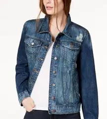 STS Blue Cotton Denim Boyfriend Jacket in Alaska