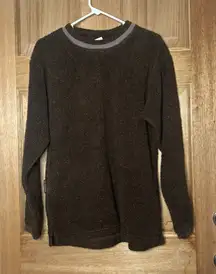 Columbia women’s boho Chocolate Brown Fleece Pullover size S