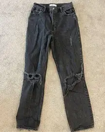 Abercrombie Denim Jeans Women 8 curve  90s Straight Ultra High Rise Y2K Grunge