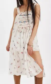 #74 NWT Free People The Way Back Maxi Top in Ivory