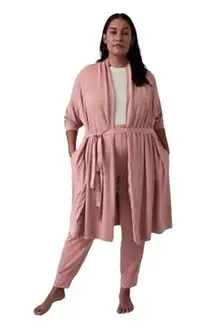 Athleta Wind Down Waffle Knit Sleep Rope Breathable Lounge Wear Plus Size Nwot