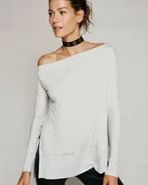 Free People  Luna Long Sleeve Gray