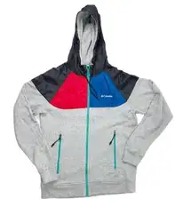Columbia Retro Colorblock Zip Up Hoodie