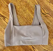 Victoria’s Secret PINK Active lightly lined sports bra beige size medium