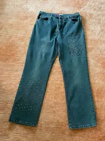 CJ JEANS strech women's jeans sequins