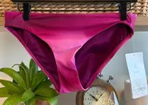NWT Athleta Clean Medium Ombre Bikini Bottom Swimsuit, S