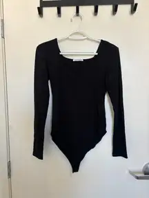 MangoPop Bodysuit Long Sleeve Black