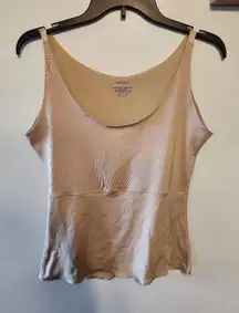 Spanx by Sara Blakely Nude Tank Top Polyester Spandex Shape Wear Size L