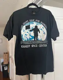 Black Kennedy Space Center T-Shirt