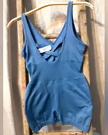 Women's JoyLab Shorts Onesie Size Large light blue