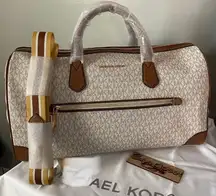 Michael Kors Travel Duffel Bag With Trolley Sleeve