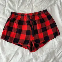 Christmas pajama shorts