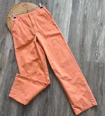 Aritzia Sunday best orange straight leg pants women’s size S‎