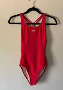 NWOT! , Red, Racer-Back (with cut-out) One-Piece Swimsuit. Size 34/36.