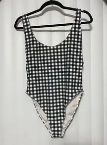 Forever 21 black/white high rise bikini