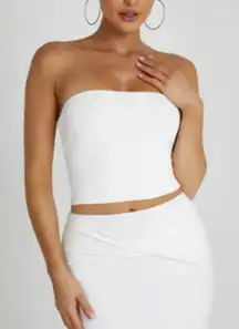 Meshki Basics Dakota Tube Top White