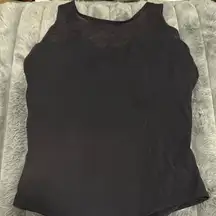 Athleta Black Sleeveless Bodysuit