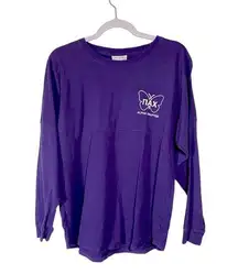 J. America Spirit Jersey Pi Alpha Chi Purple long sleeve small