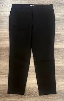 Club Monaco Classic Black Dress Pants Size 10 Office Mid Rise Trousers